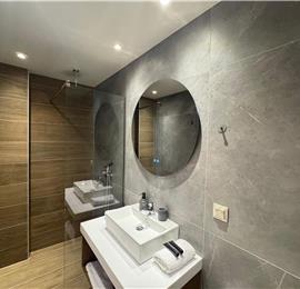  3 bedroom stone villa with pool & seaview, near Acharavi, sleeps 6